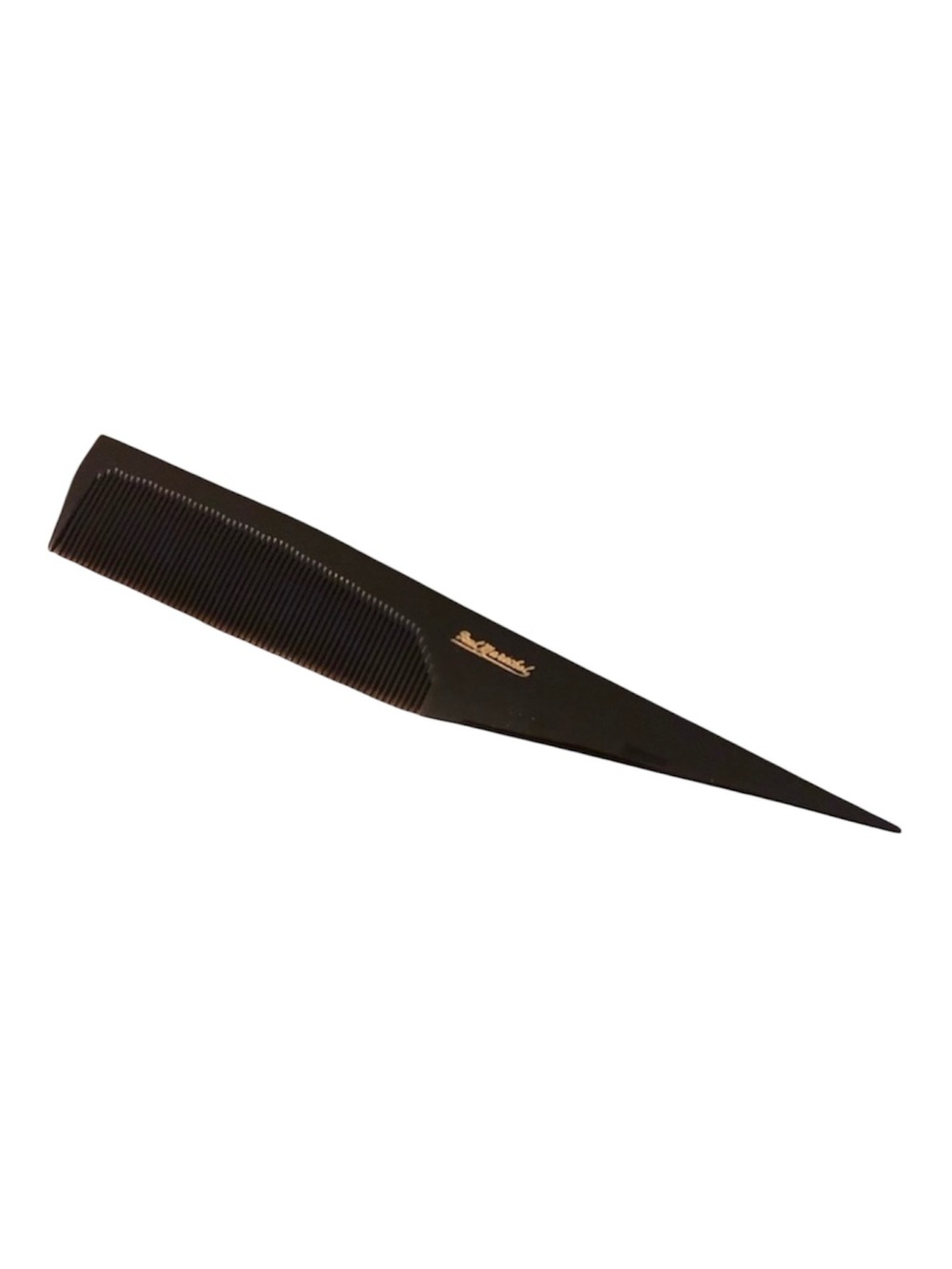 Vintage Paul Marechal Luxury Black Salon Hair Comb, Deadstock, Made in France